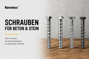 Schrauben Beton Stein
