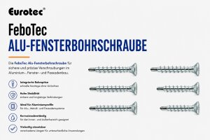 FeboTec Alu-Fensterbohrschraube