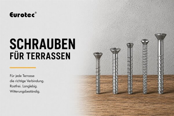 Schrauben Terrassenbau