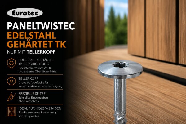 Paneltwistec Edelstahl gehärtet TK