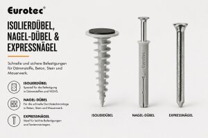 Dichtdübel, Schlagnieten & Deckennägel