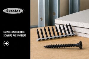 Schnellbauschraube schwarz