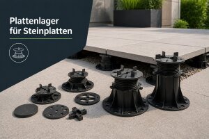 Plattenlager Steinplatten