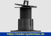 Eurotec Verstellfuß SL BASE S mit L-Adapter Aufbauhöhe: 32 - 47 mm VE:40
