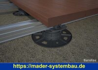 Eurotec Verstellfuß Base M mit L-Adapter Aufbauhöhe: 35 - 60 mm VE:50
