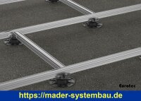 Eurotec Verstellfuß Base M mit L-Adapter Aufbauhöhe: 35 - 60 mm VE:50
