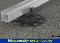 Eurotec Verstellfuß Base M mit L-Adapter Aufbauhöhe: 35 - 60 mm VE:50