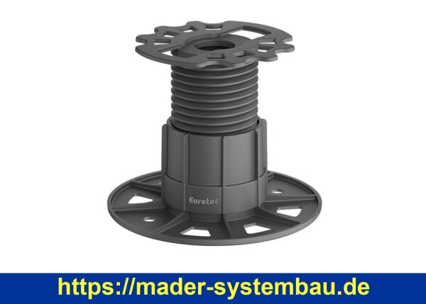 Eurotec Verstellfuß Base L mit L-Adapter Aufbauhöhe: 60 - 110 mm VE:30