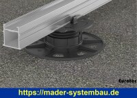 Eurotec Verstellfuß Base L mit L-Adapter Aufbauhöhe: 60 - 110 mm VE:30