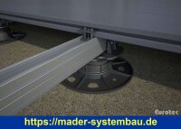 Eurotec Verstellfuß Base L mit L-Adapter Aufbauhöhe: 60 - 110 mm VE:30