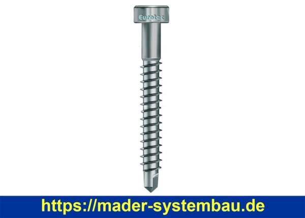 Eurotec Bohrschraube DiLo; Edelstahl gehärtet; TX25 5,0 x 33,5 mm; inkl. 1 x Bit VE:200