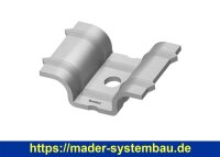 Eurotec V-Clip; Edelstahl A2 22,7 x 9,4 x 32,3 (BxHxL);...