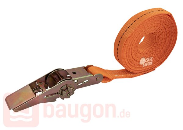 Eurotec Zurrgurt mit Ratsche 5 m x 25 mm VE:1