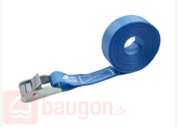 Eurotec Zurrgurt mit Gurtklemme 3 m x 25 mm VE:1