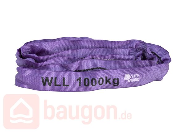 Eurotec Rundschlinge       L: 1 m, U: 2 m, B: 50mm, Tragfähigkeit 1.000 kg VE:1