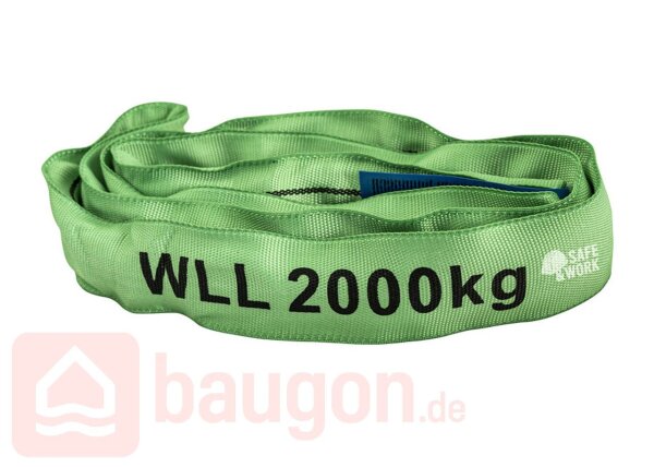 Eurotec Rundschlinge       L: 1 m, U: 2 m, B: 55mm, Tragfähigkeit 2.000 kg VE:1