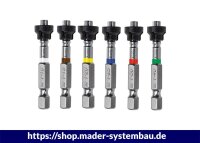 Eurotec Magnet-Bit-Set 50 mm; TX 25 blau VE:5
