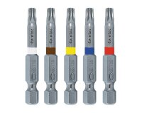 Eurotec Bit-Set 50 mm Edelstahl; TX 25 blau VE:20