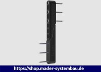 Eurotec Montageverbinder inkl. 3 Schrauben 29,7 x 32,7 x 175 mm (B x H x L) VE:50