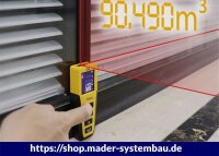 Eurotec Laser-Entfernungsmesser 50M mit Gürteltasche VE:1