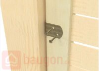 Eurotec Flechtzaunbeschlag L-Form; gelb verzinkt 83 x 27 x 34 x 36 t 2 mm VE:4