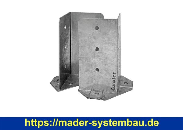 Eurotec Trennbare Pfostenträger 80 x 80 x 150 mm VE:1