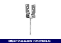 Eurotec U-Pfostenträger mit Steindolle Gabelweite 71...
