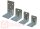 Eurotec Winkelverbinder mit Rippe 105 x 105 x 90 mm VE:50