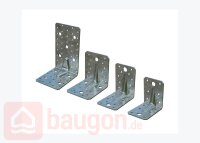 Eurotec Winkelverbinder mit Rippe 110 x 170 x 95 mm VE:25