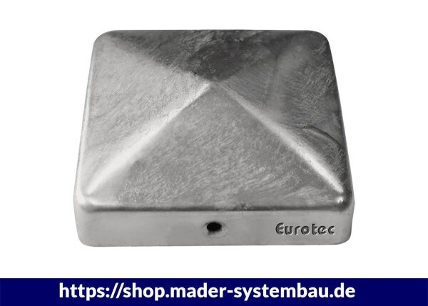 Eurotec Pfostenkappe Pyramide 71 mm Feuerverzinkt VE:1