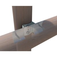 Eurotec Rundholzverbinder galv. Verzinkt 70 x 200 x 25 mm VE:1
