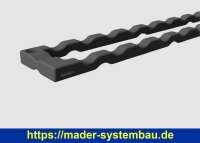 Eurotec Dista-Leiste 2.0 30 x 7 x 700 mm (B x H x L) VE:50