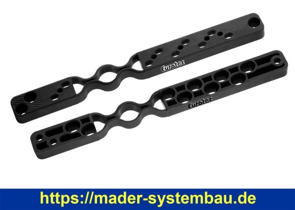 Eurotec Terrassengleiter 190 x 19 x 10 mm PA 6.6 mit 30% Glasfaser VE:200