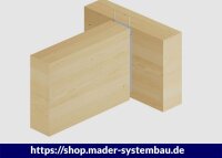 Eurotec Magnus XS 30 x 30 mm; Im Set á 40  = 20 Verbinder im Set à 20 Verbinder, inkl. Schrauben VE:20