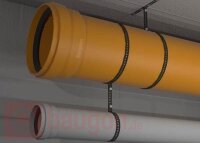 Eurotec Montagelochband kunststoffbeschichtet 10m Rolle Breite x Stärke(mm) 19 x 3,0 Loch: Ø6,5mm VE:5