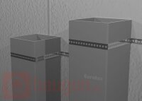 Eurotec Montagelochband verzinkt 10m Rolle Breite x Stärke(mm) 17 x 0,75 Loch: Ø6,5mm VE:5