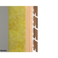 Eurotec Fassadenclip Rhombus inkl. Metallclip- und Fixpunktschraube, Bit TX20 VE:200