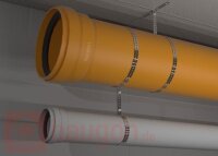 Eurotec Montagelochband verzinkt 10m Rolle Breite x...