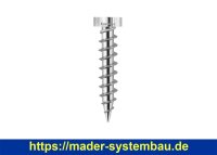 Eurotec Gleiterschraube; Edelstahl A4; TX20 4,2 x 24 mm...