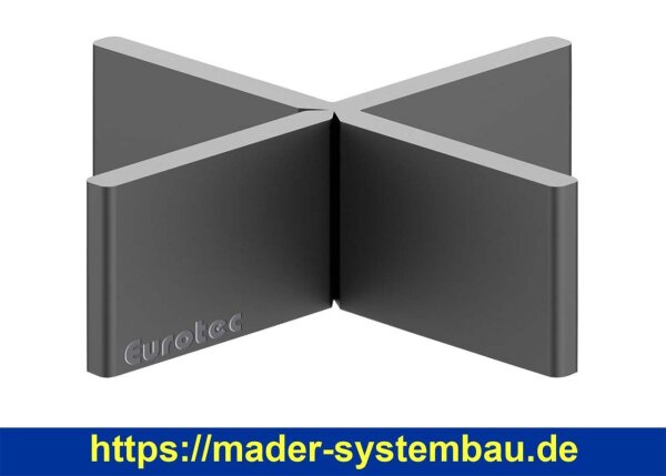 Eurotec Steinplatten-Fugenkreuz 3/30mm Fugenmaß: 3 mm ; Höhe: 30 mm VE:100