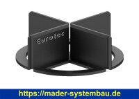 Eurotec Steinplatten-Fugenkreuz mit Bodenplatte...