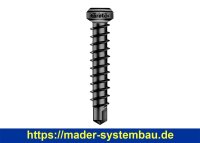 Eurotec Alu-Systemhalter Twin inkl. Schrauben und Bit VE:200