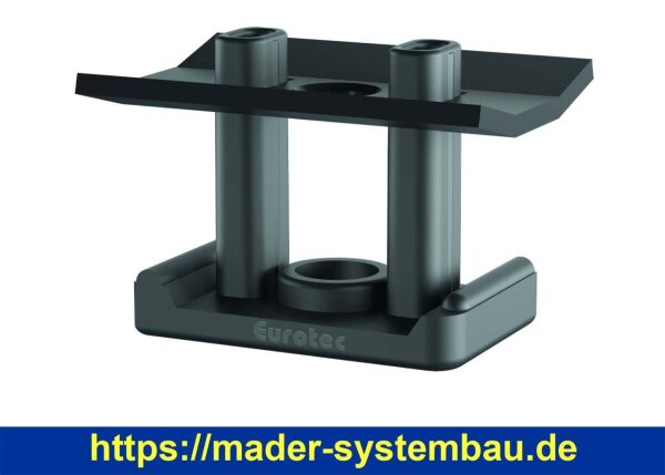 Eurotec Systemhalter EVO Light gebogen inkl. Schrauben VE:200