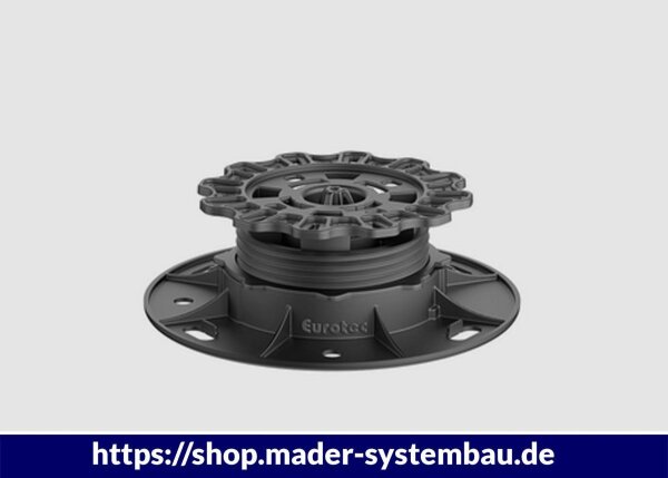 Eurotec Verstellfuß PRO S Aufbauhöhe:  30 – 53 mm VE:10