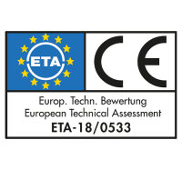 Eurotec Bolzenanker; Edelstahl A4; SW13 8,0 x 95 mm VE:100
