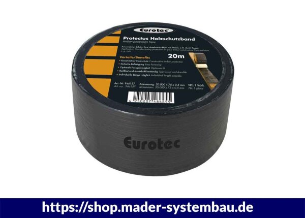 Eurotec Protectus, Holzschutzband 20000 x 75 x 0,5 mm (L x B x H) VE:1