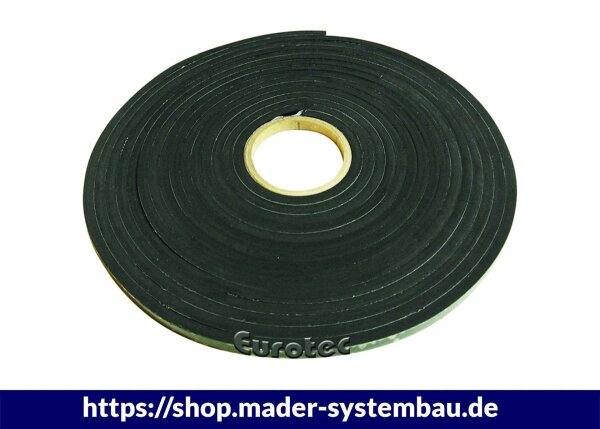 Eurotec EPDM Fassadenband 10 x 8 x 2400 mm (B x H x L) VE:10