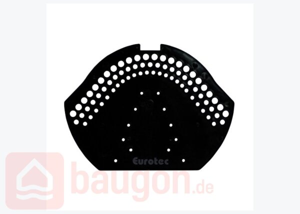 Eurotec Firstendscheibe schwarz 165 x 220 mm VE:25