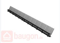 Eurotec Traufenlüftungselement schwarz 85 mm x 1 m...
