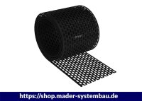 Eurotec Vogelschutzgitter/Lüftungsprofil 80 schwarz...